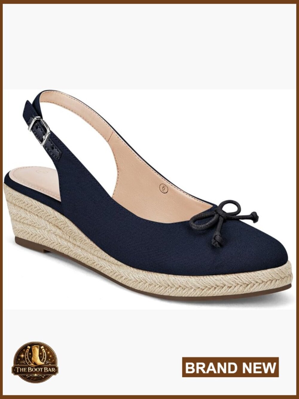 Espadrilles Wedges Platform Slingback Mid Low Heel Canvas Bow Dress Sandals